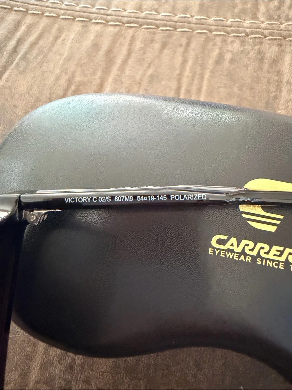 Carrera Men’s Black Sunglasses with Dark Lenses